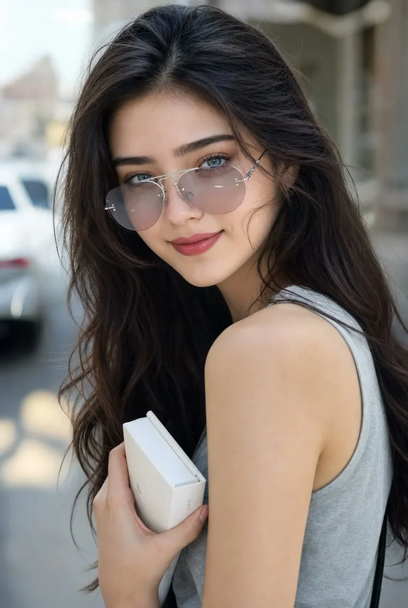 Hyperrealistic Aviator Portrait reference