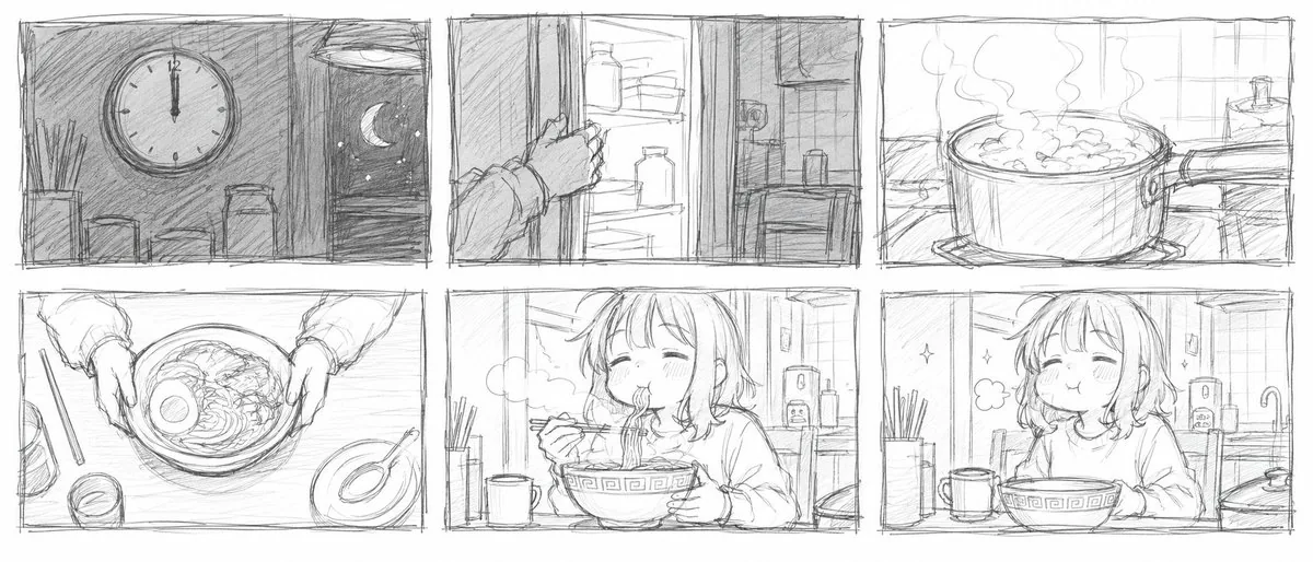 Pencil Sketch Storyboard Sketch reference