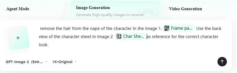 AI Artifact Removal Instruction reference