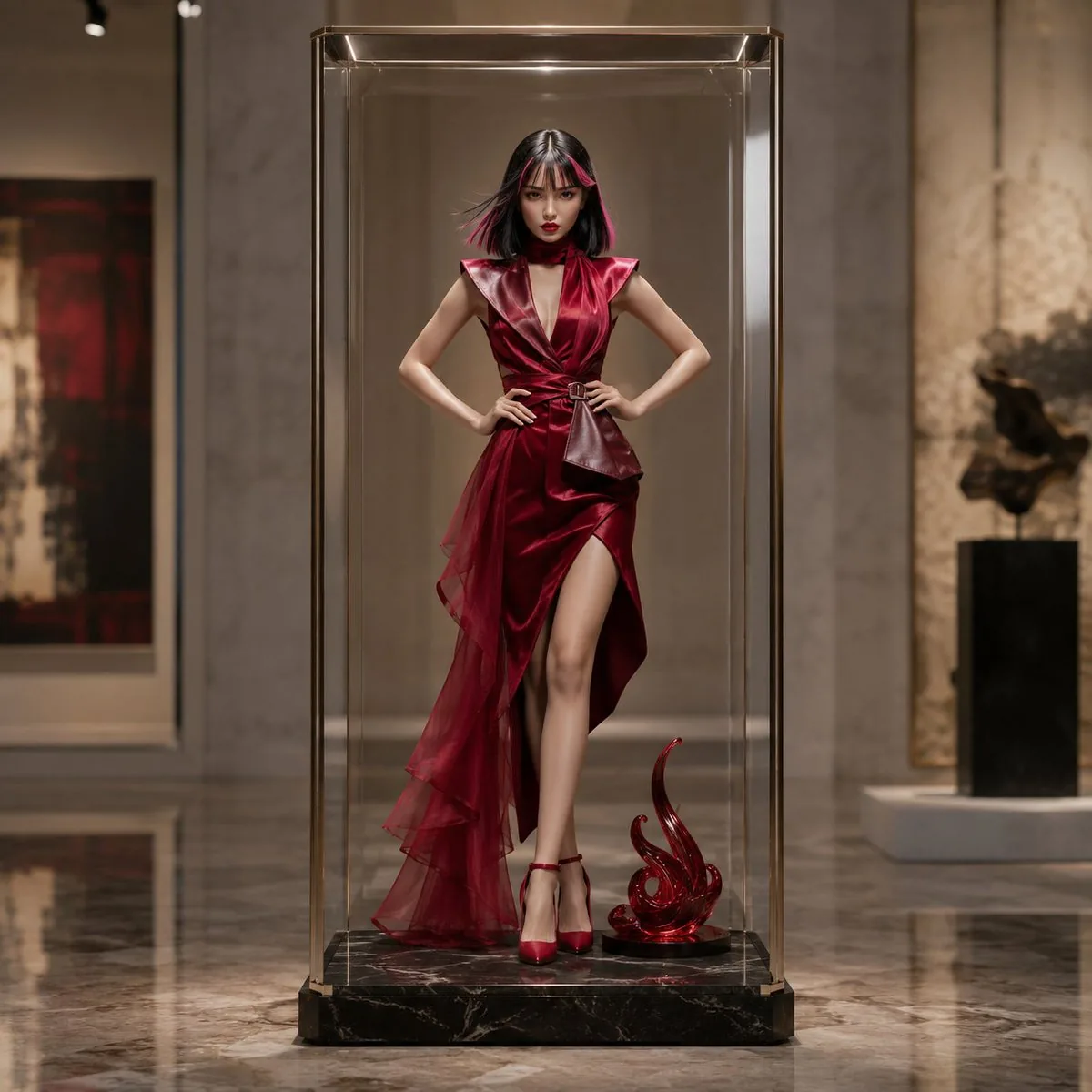 Luxury Art Figure Museum Display reference