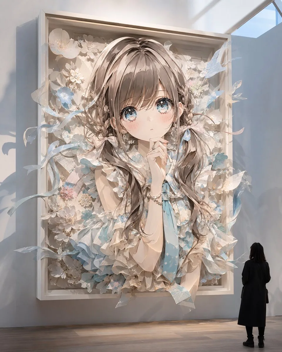 Museum Papercraft Anime Portrait reference