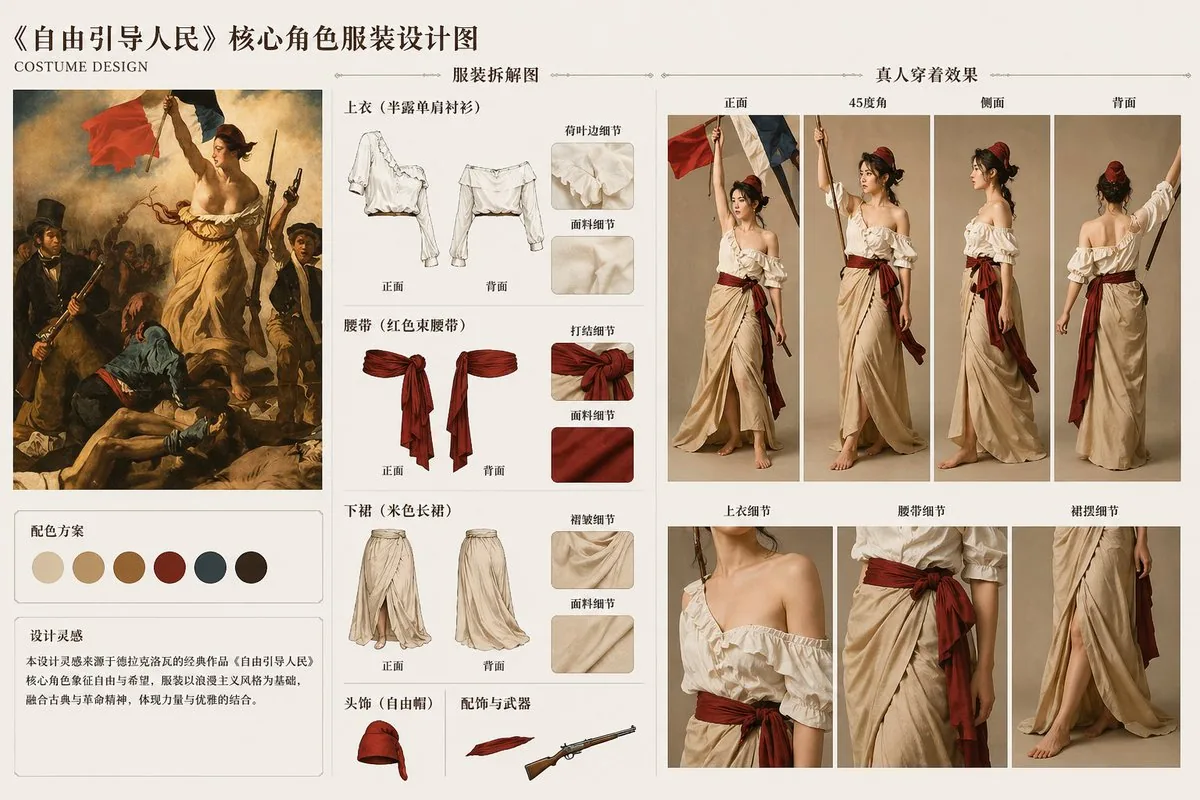 Classic Painting Fashion Analysis reference