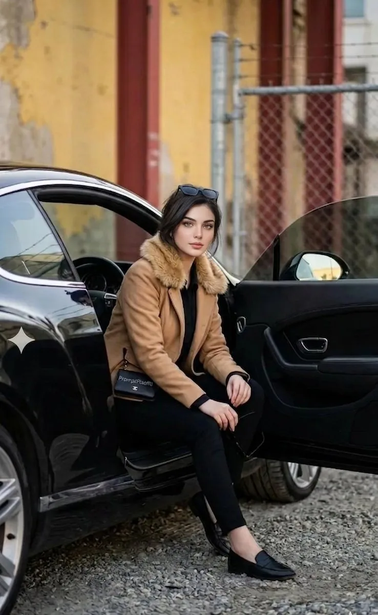 Luxury Lifestyle Car Portrait reference