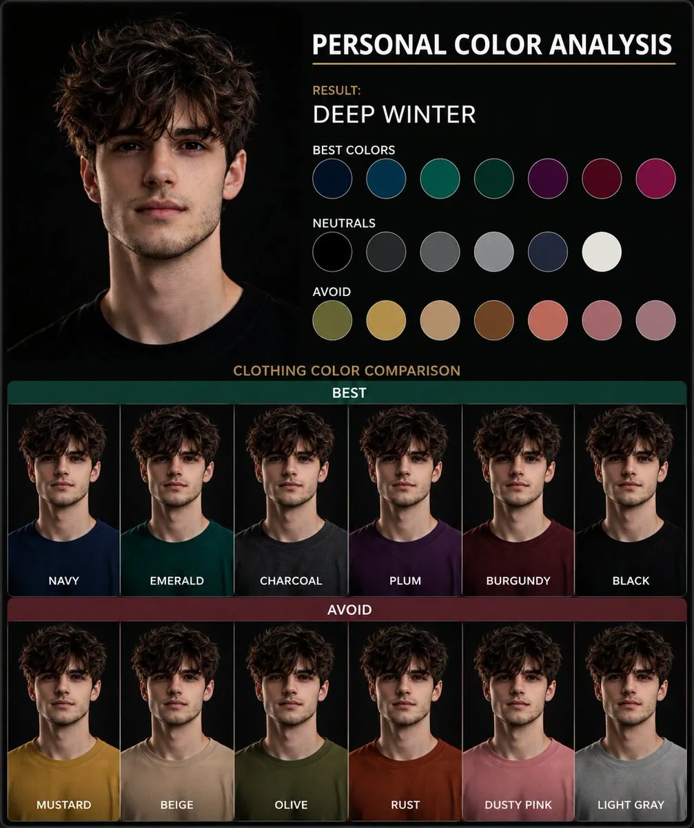 Personal Color Analysis Graphic Generator reference