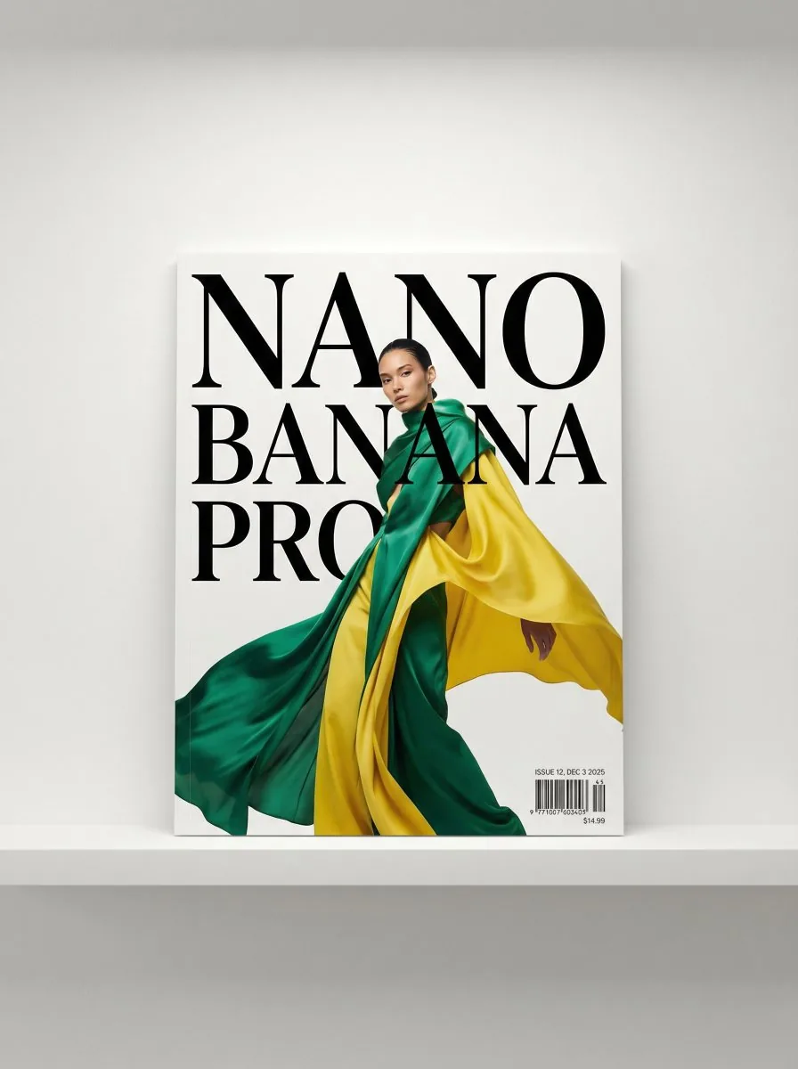 Magazine Cover Generation Prompt reference