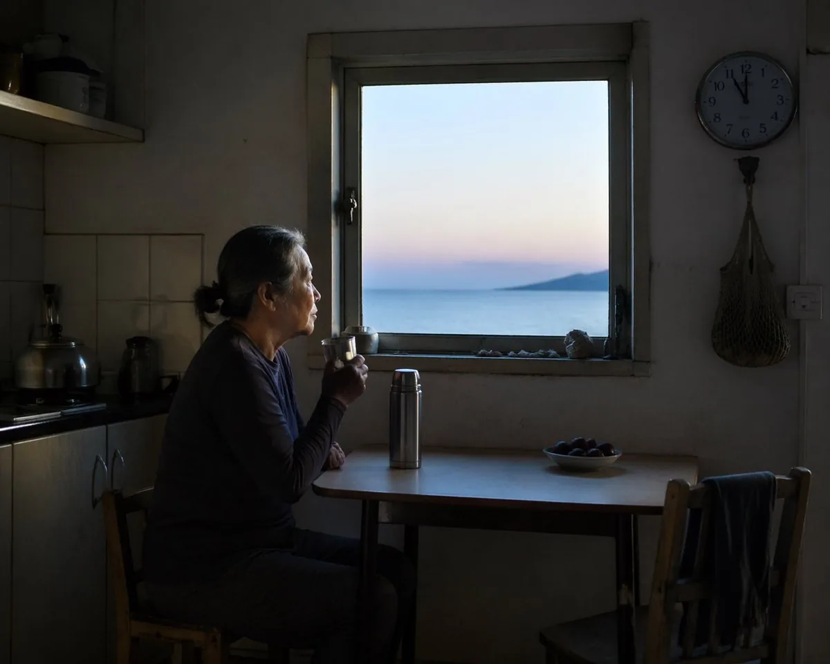 Contemplative Window View Portrait reference