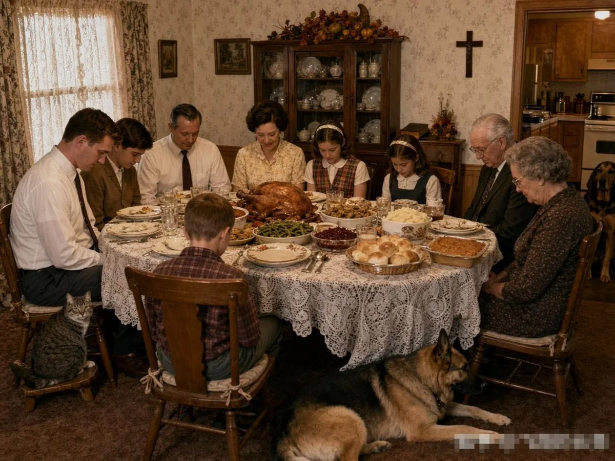 Uncanny Thanksgiving Family Dinner reference