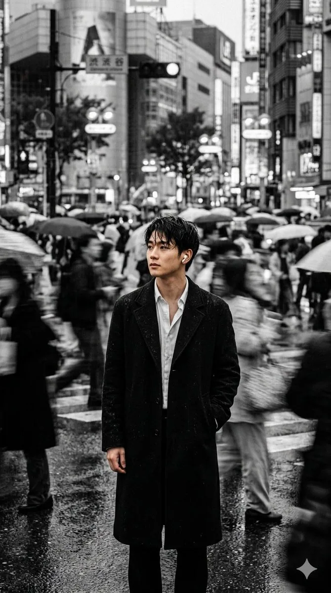 Cinematic Street Photography Portrait - Nano Banana Pro AI Prompt for Poster / Flyer reference