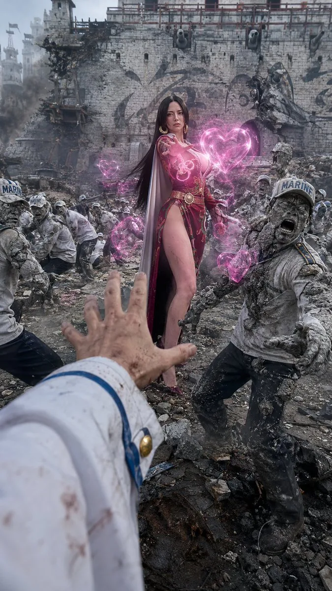 One Piece Marine POV Photography reference
