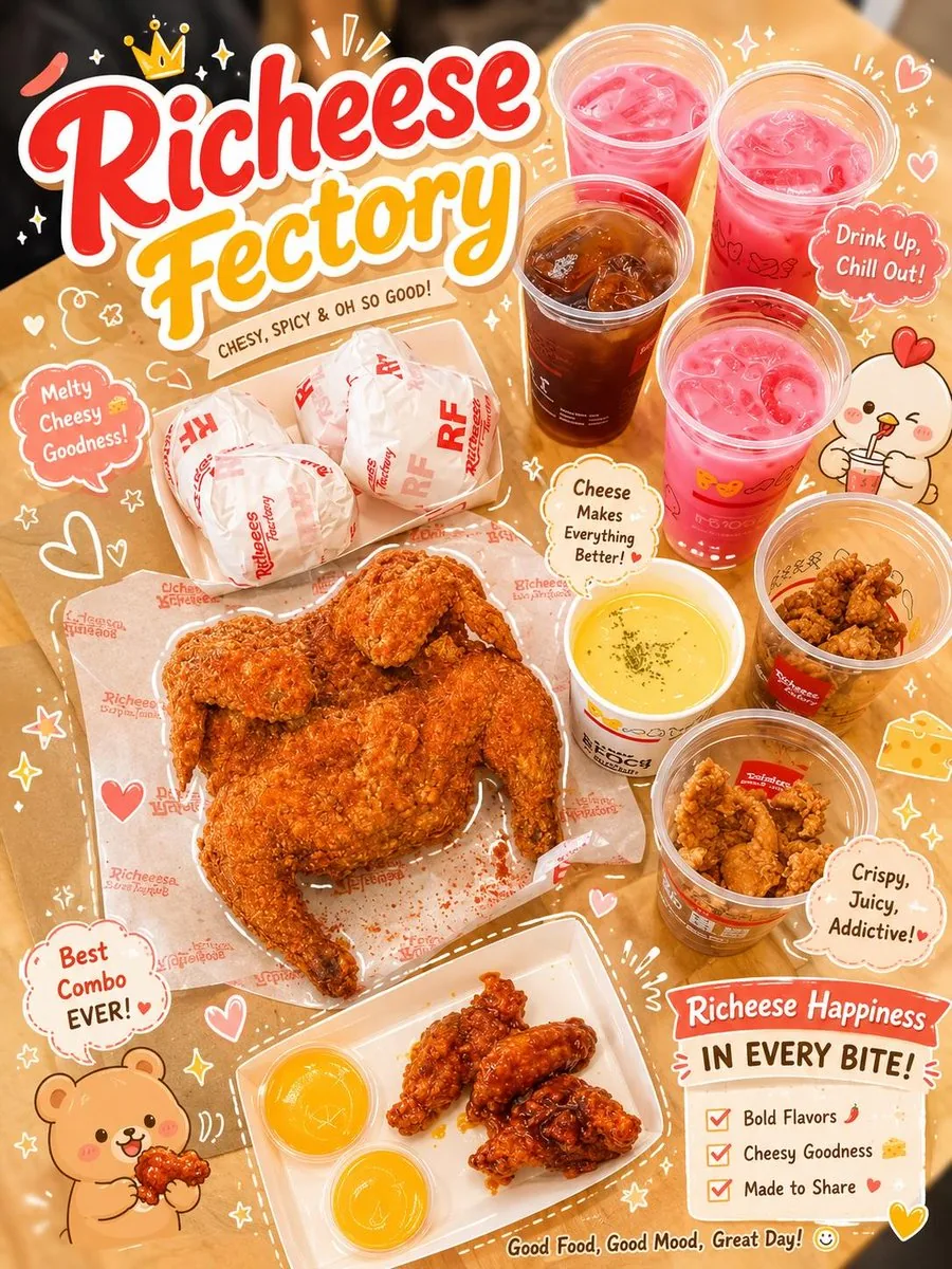 Kawaii Food Advertisement Poster reference