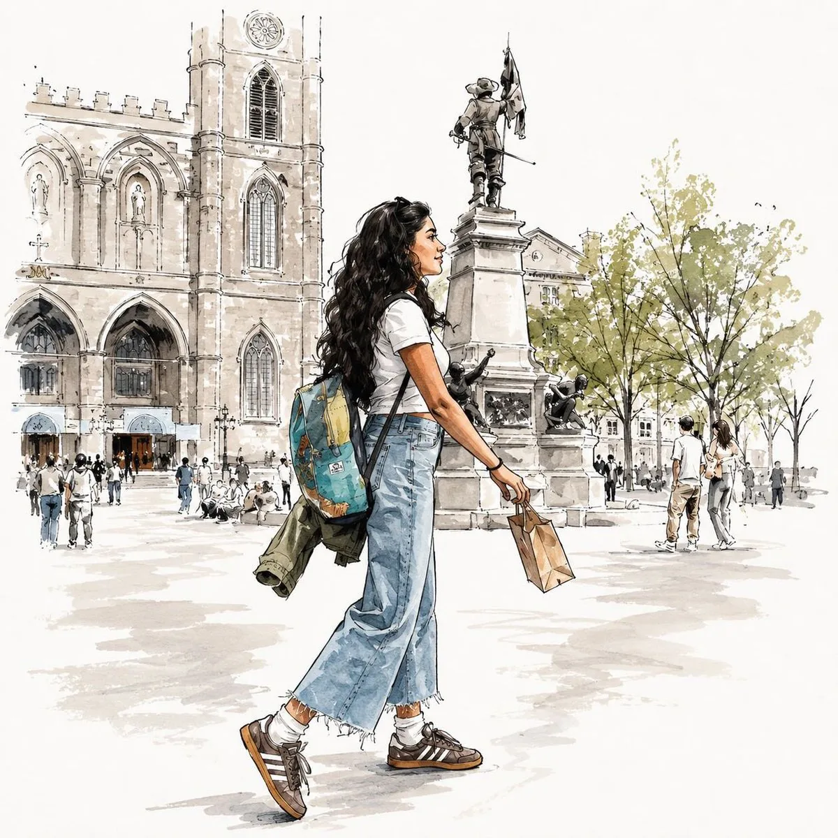 Vogue Style Fashion Illustration Sketch reference