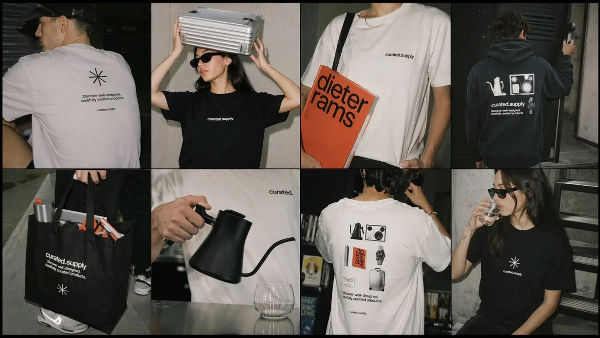 Streetwear Merch Lookbook Grid reference