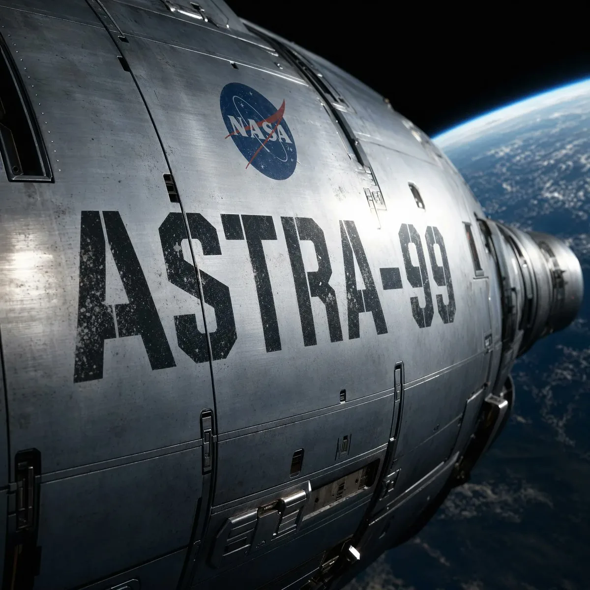 NASA Spacecraft Hull in Orbit reference