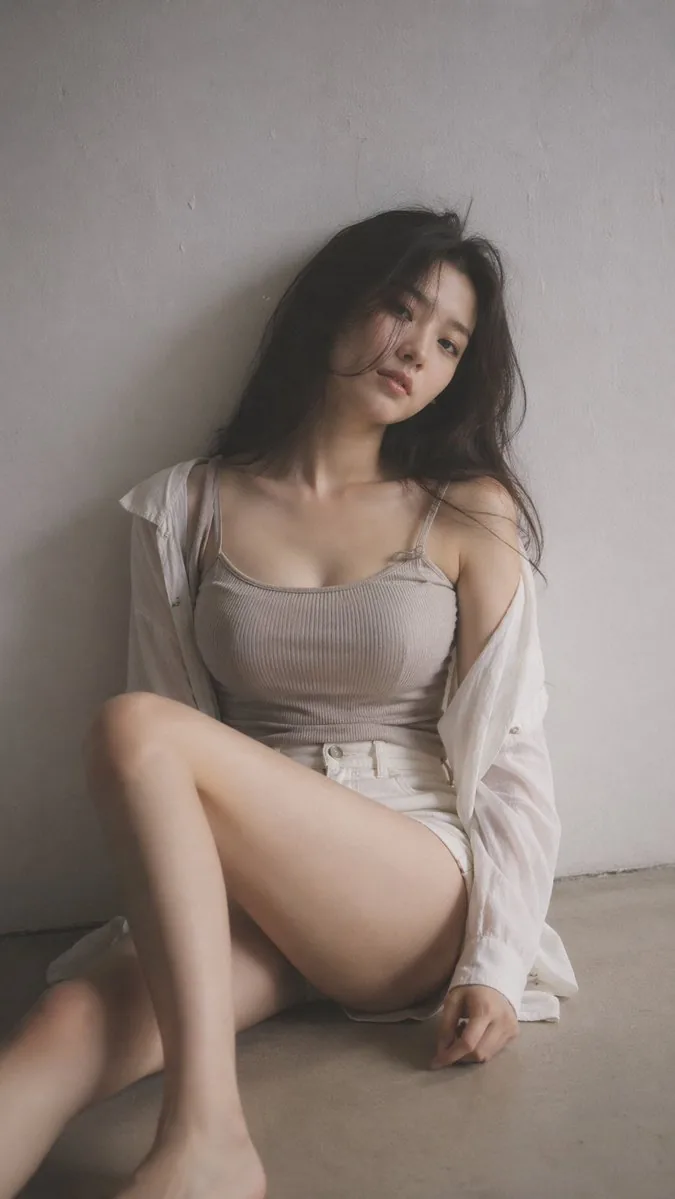 Editorial Portrait of a Korean Woman reference