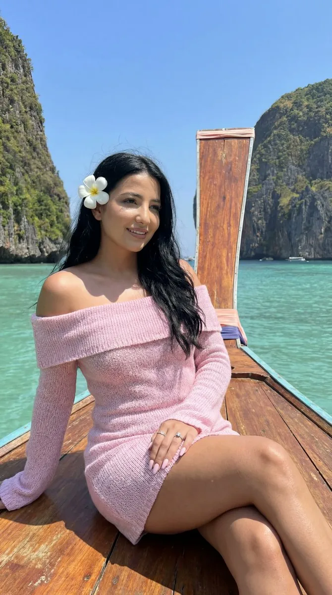 Cinematic Tropical Lagoon Travel Editorial Portrait - Nano Banana Pro AI Prompt for Social Media Post reference