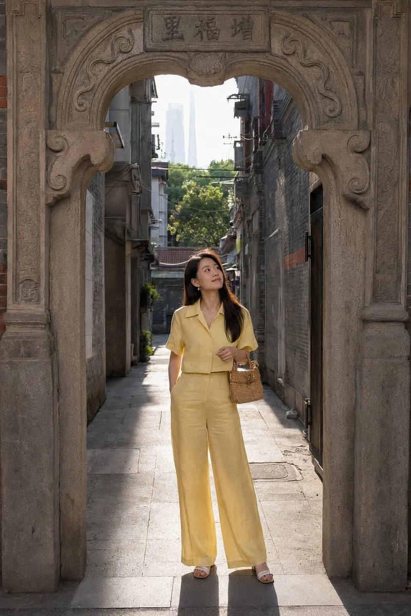Shanghai Shikumen Street Portrait reference