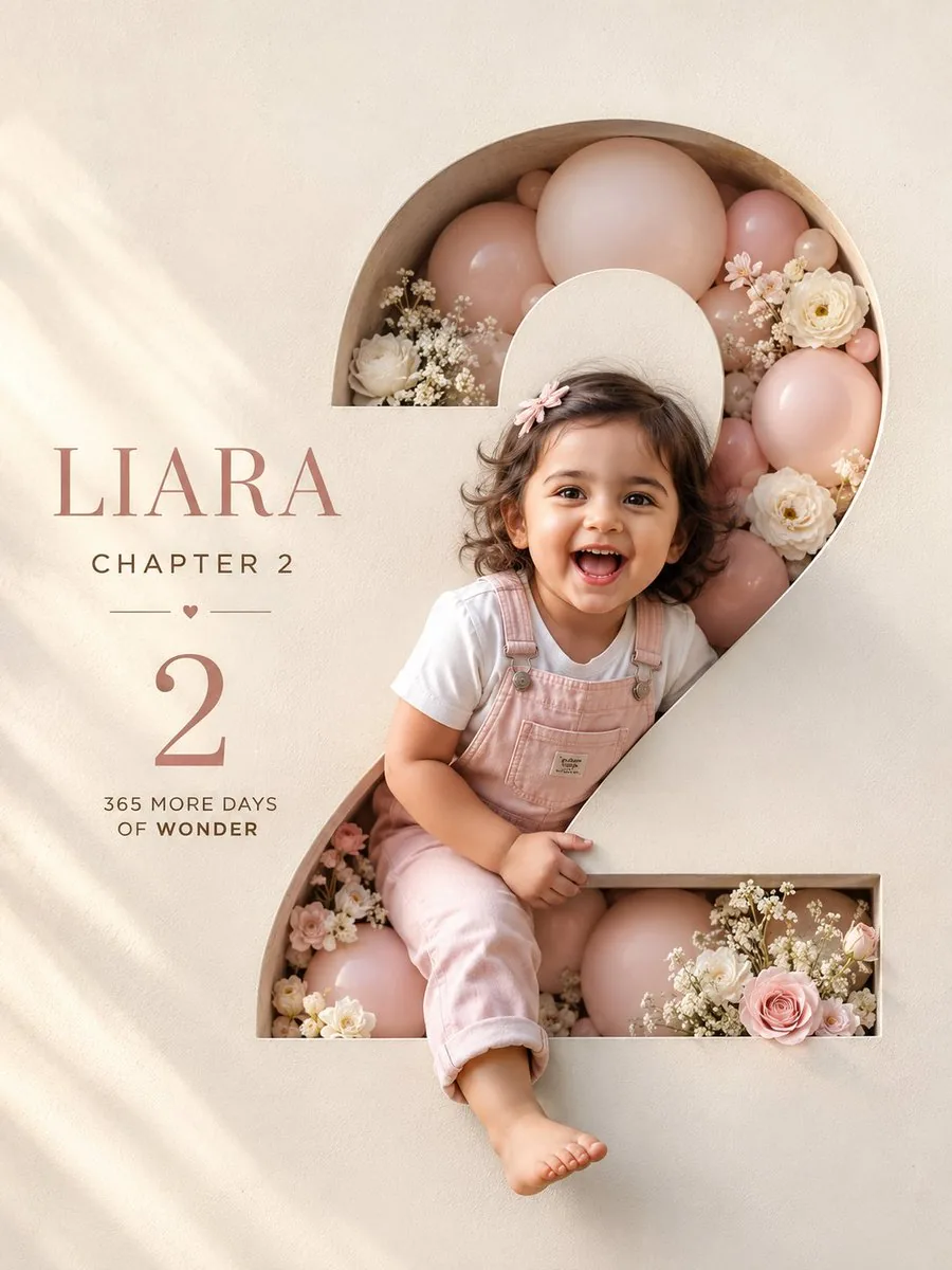 Luxury 3D Birthday Poster reference