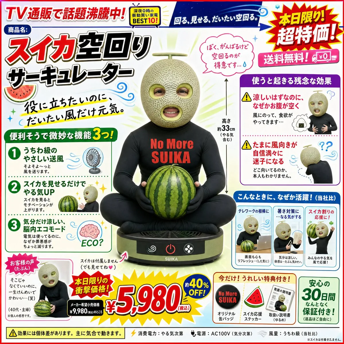 Funny Character-Based Appliance Advertisement reference