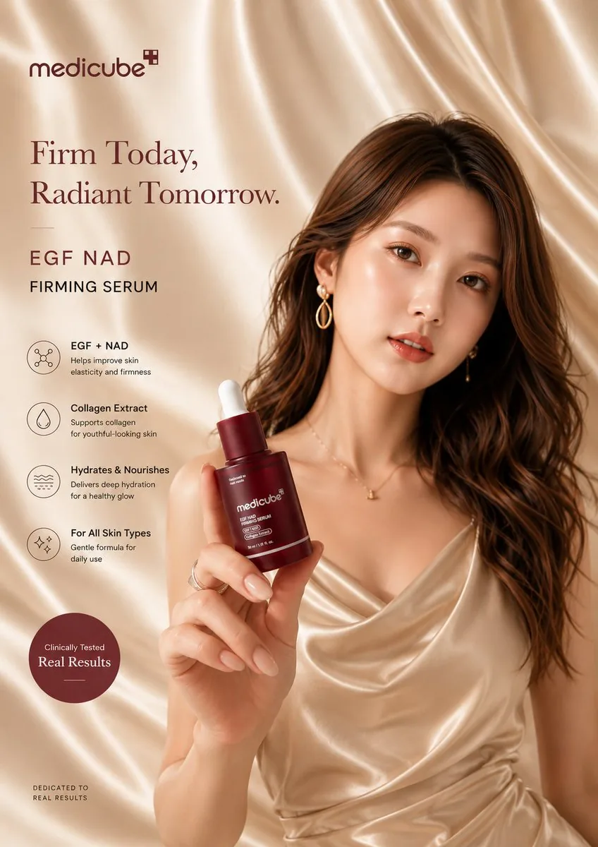 Luxury Skincare Advertisement Poster reference
