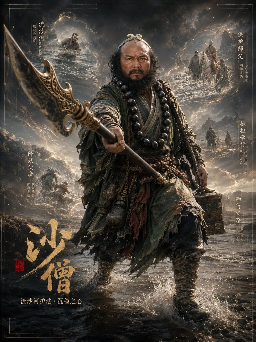 Dark Fantasy Sha Seng Character Poster reference