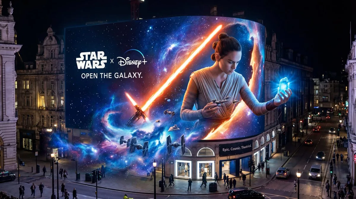 Star Wars 3D Billboard Concept reference