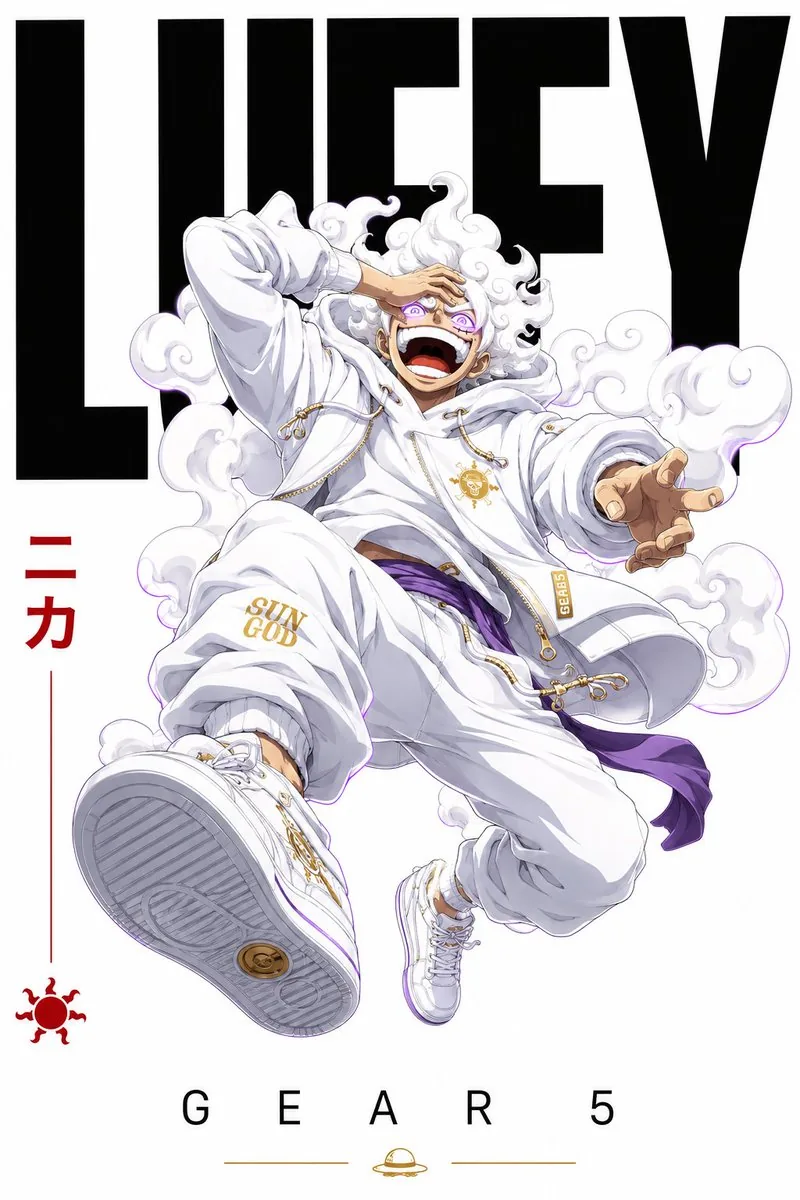 Satoru Gojo Luxury Editorial Poster reference