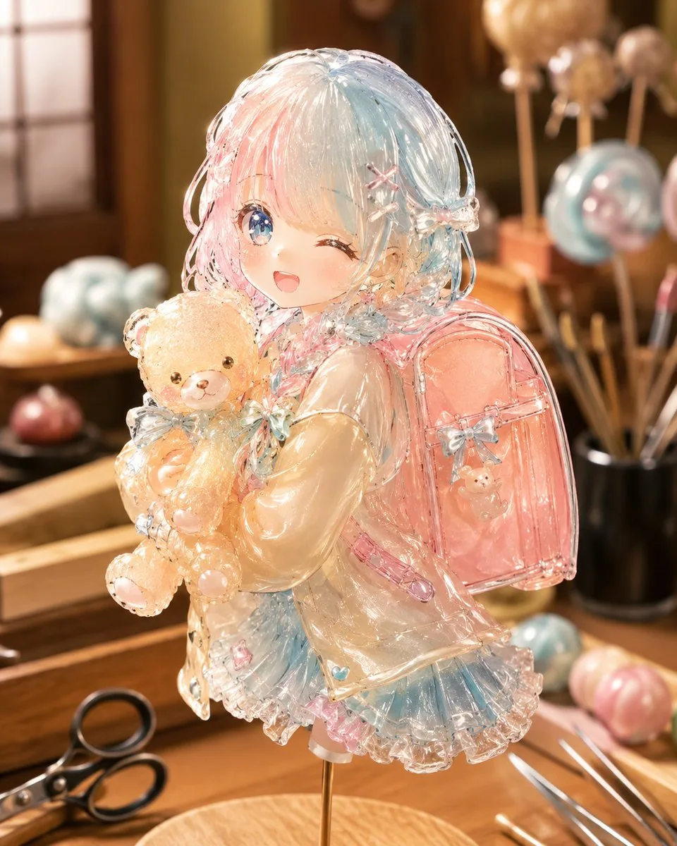 Anime Girl Candy Sculpture reference