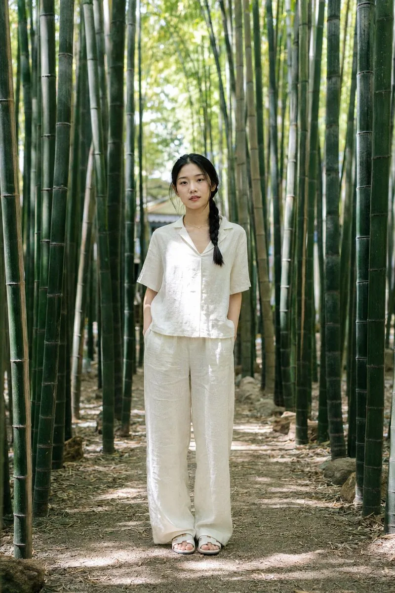 Suzhou Garden Bamboo Path Portrait reference