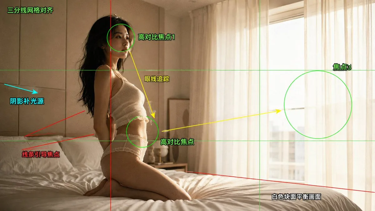 Cinematic Fashion Editorial Photography Composition Analysis reference