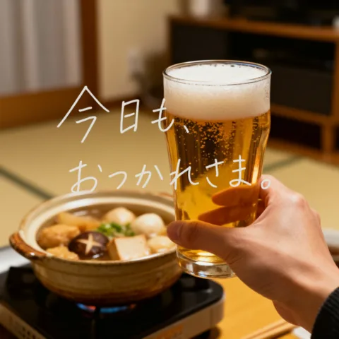 Cozy Beer Toast with Oden reference