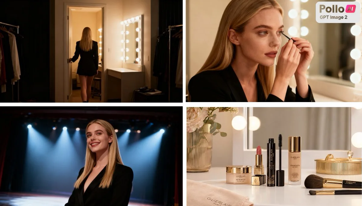 Luxury Beauty Ad Storyboard reference