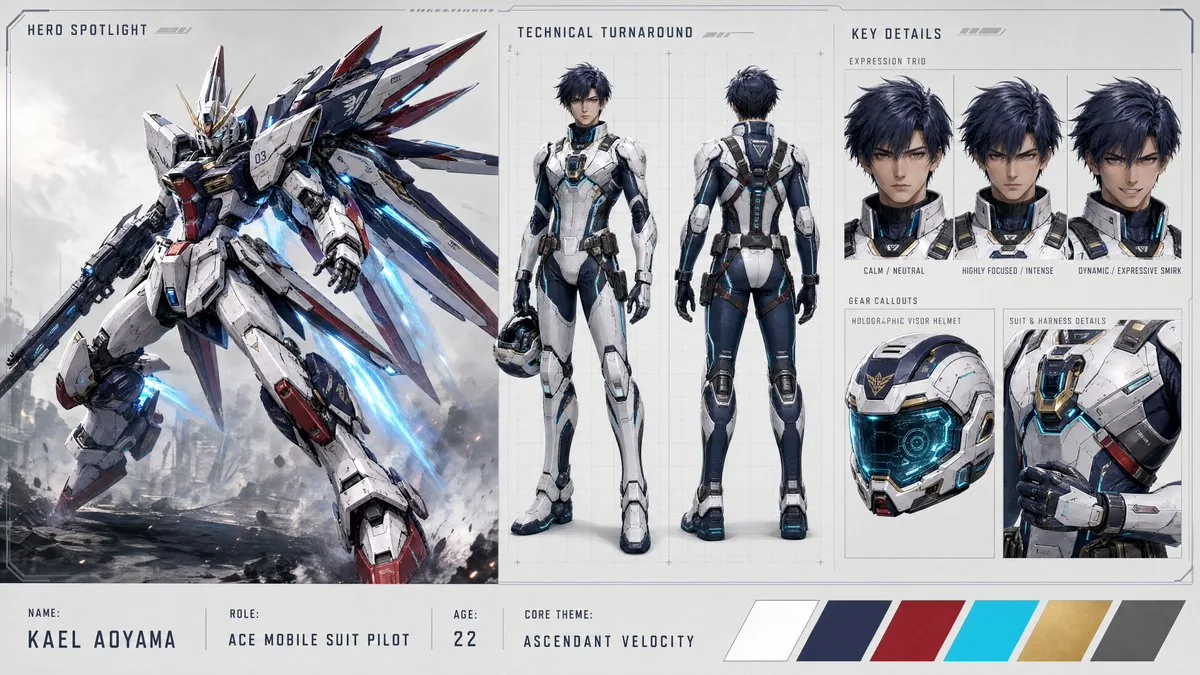 Mecha Character Concept Showcase reference
