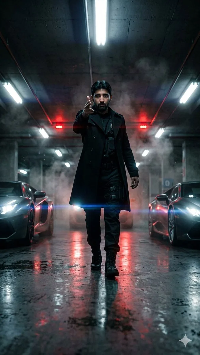 Cinematic Parking Garage Walk reference