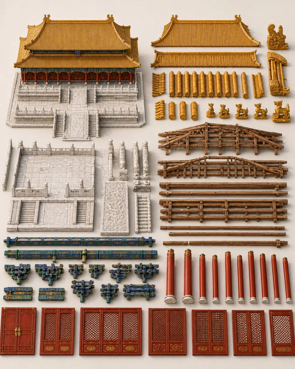 Chinese Palace Components Board reference