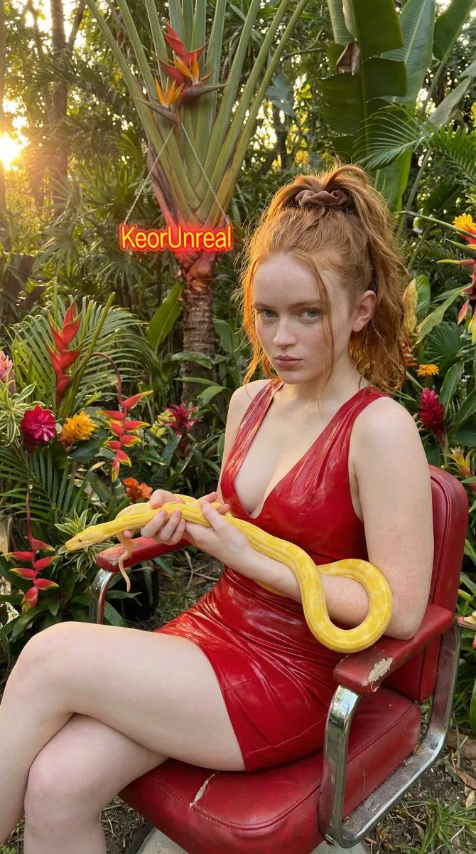 Hyper-Extreme Hourglass Figure in Latex with Tarantula - Nano Banana Pro AI Prompt for Social Media Post reference