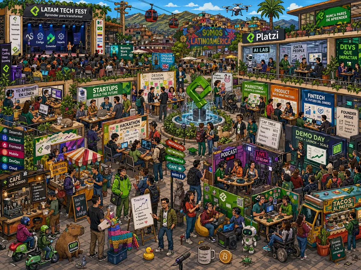 Latin American Tech Festival Poster reference
