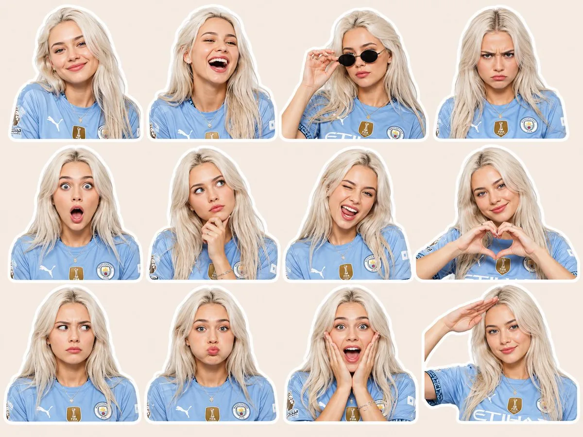 Football Jersey Sticker Pack Design reference