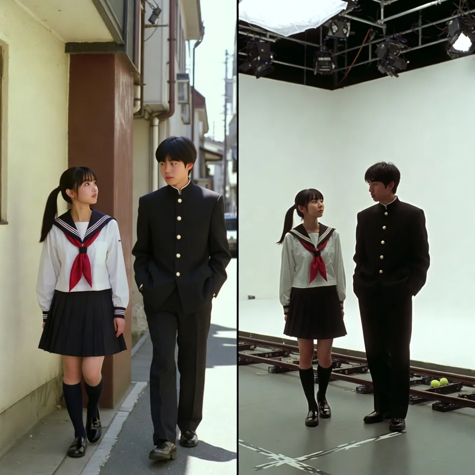 VFX Comparison Image Prompt (Before/After) for Nano Banana Pro reference