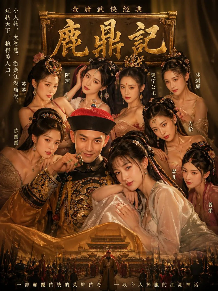 Golden Wuxia Palace Poster reference