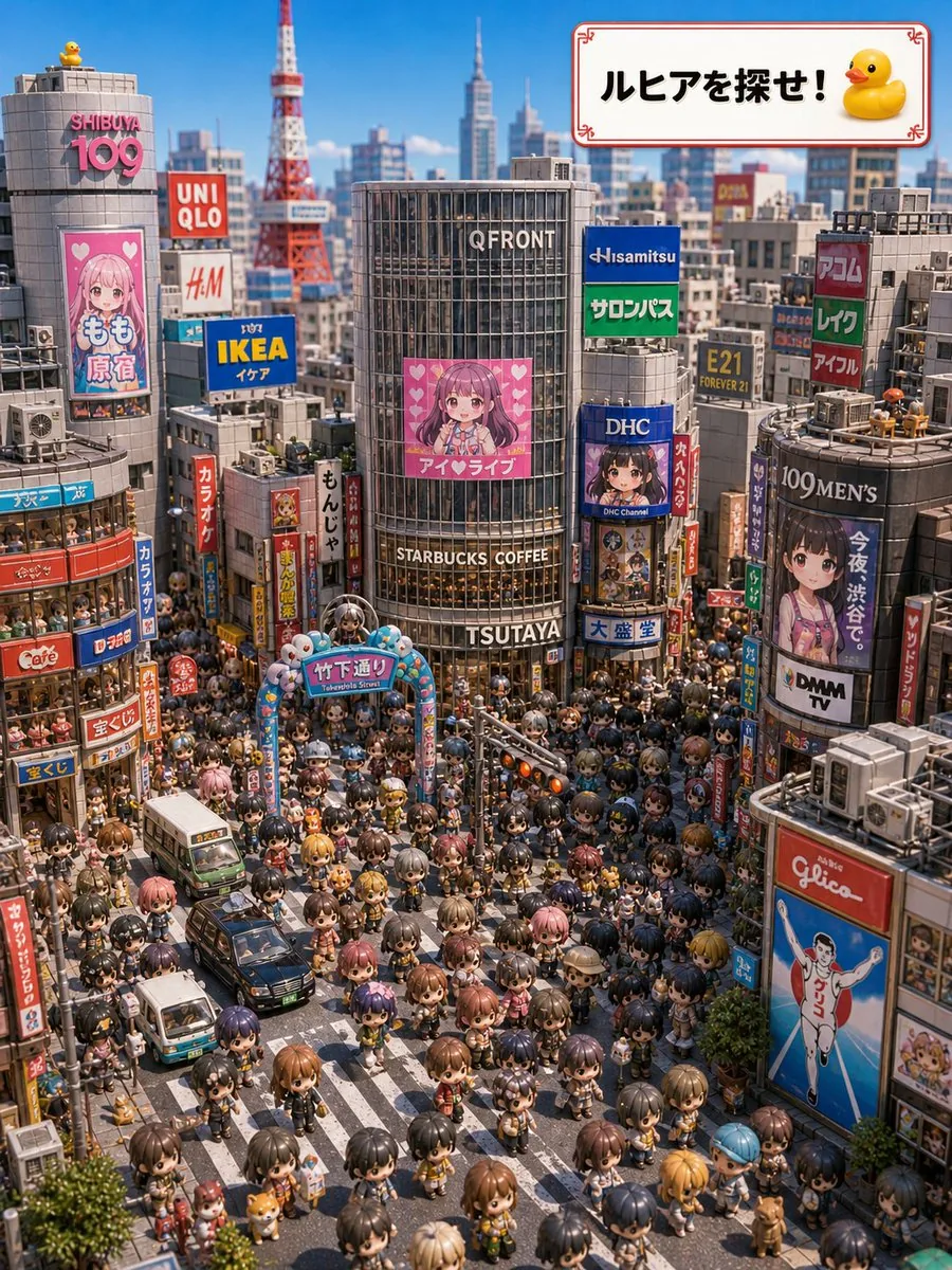 Find Ruhia in Shibuya reference
