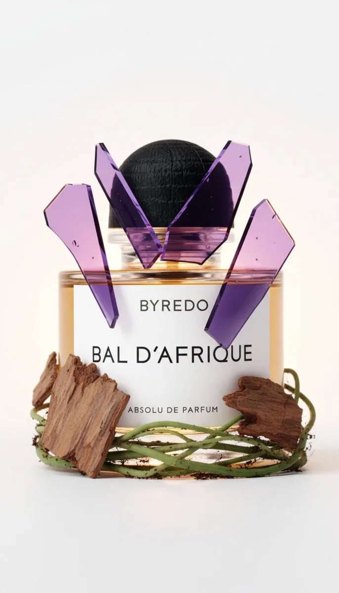 Luxury Product Photography of Byredo Perfume - Nano Banana Pro AI Prompt for Product Marketing reference