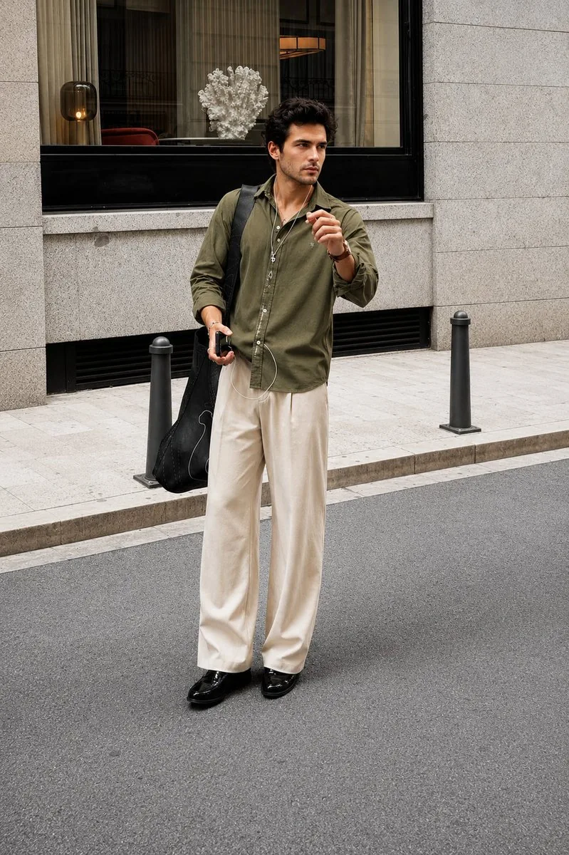Ultra Realistic Luxury Street Fashion Portrait reference