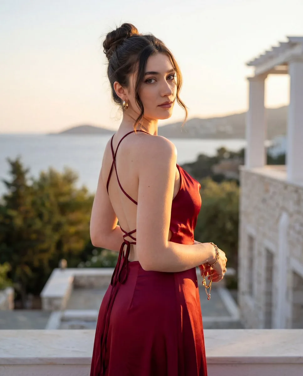 Golden Hour Fashion Editorial Portrait - Nano Banana Pro AI Prompt for Social Media Post reference