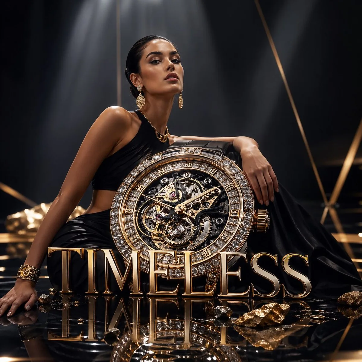 Luxury Watch Fashion Ad reference