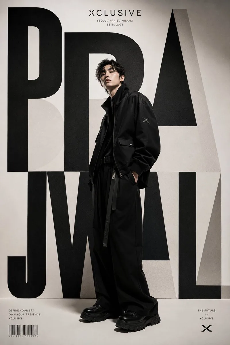 Korean Luxury Streetwear Poster reference