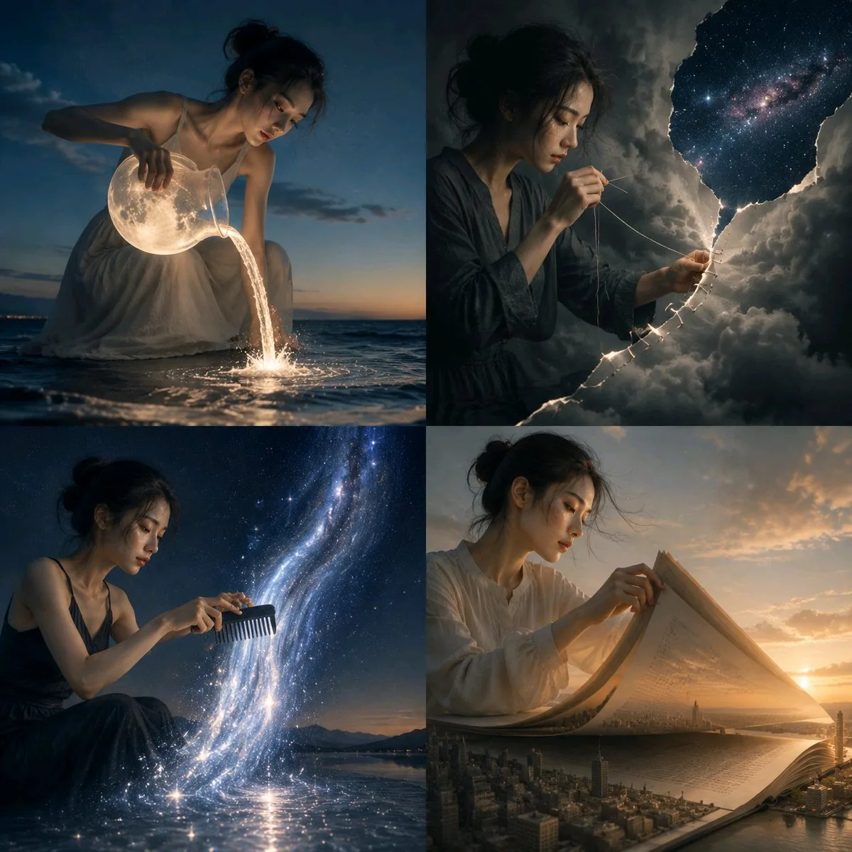 Surreal Visual Metaphor Template reference