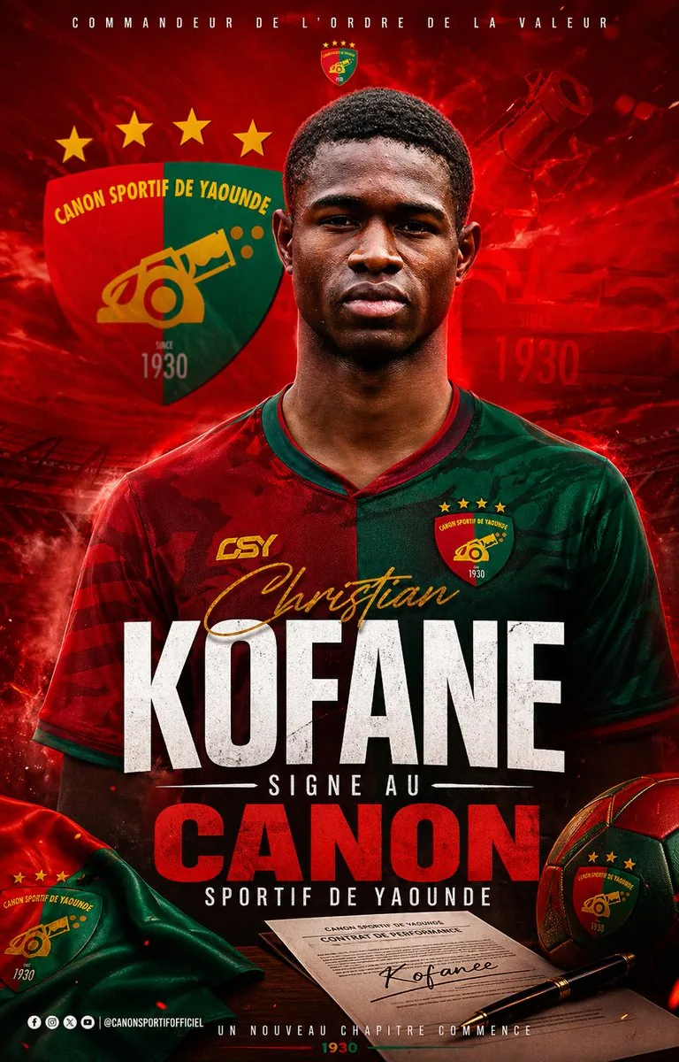 Football Signing Announcement Poster reference