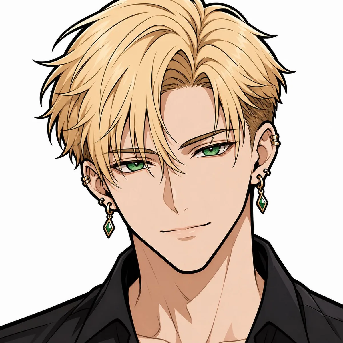 Faceless Blond Anime Icon reference