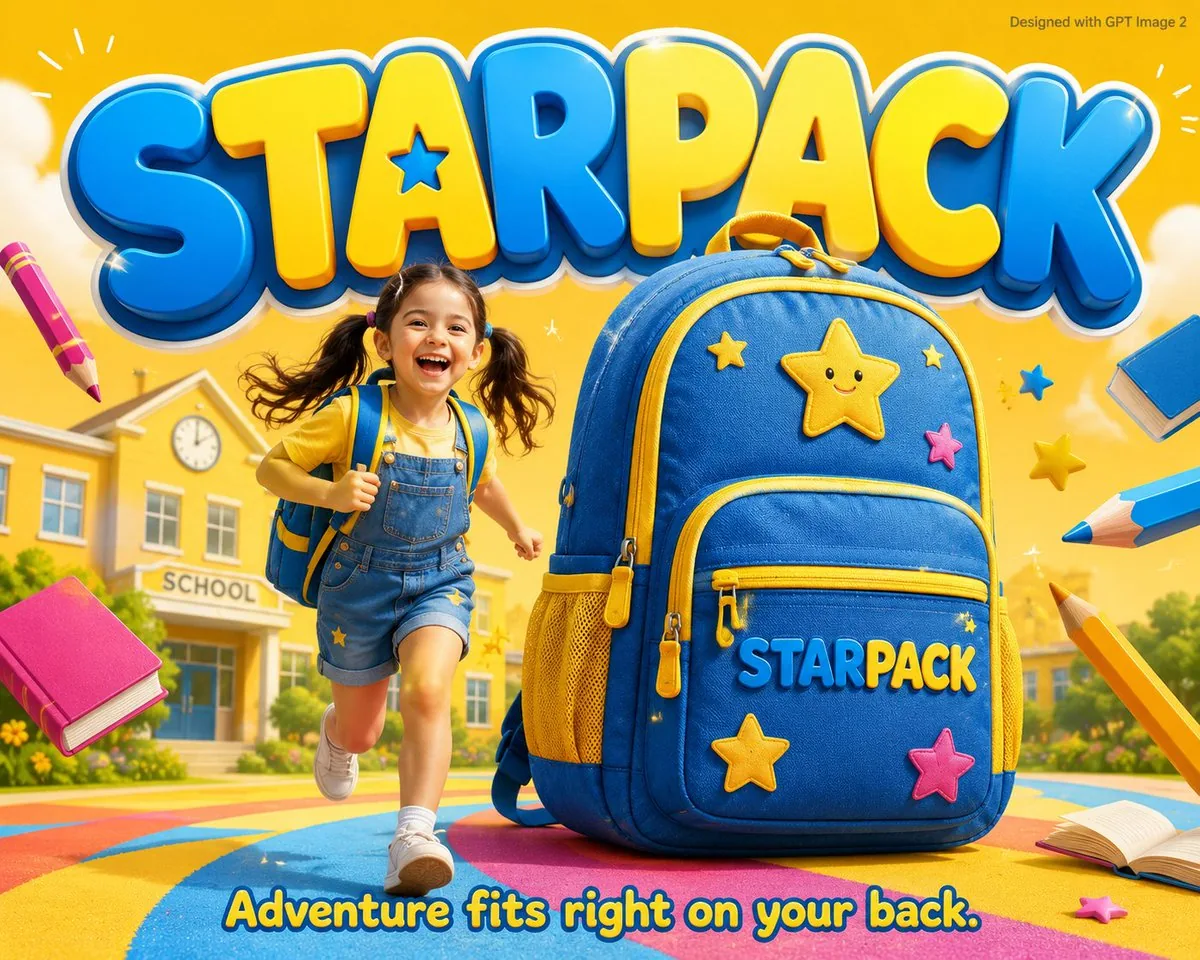 School Commercial Kids Advertisement Poster reference