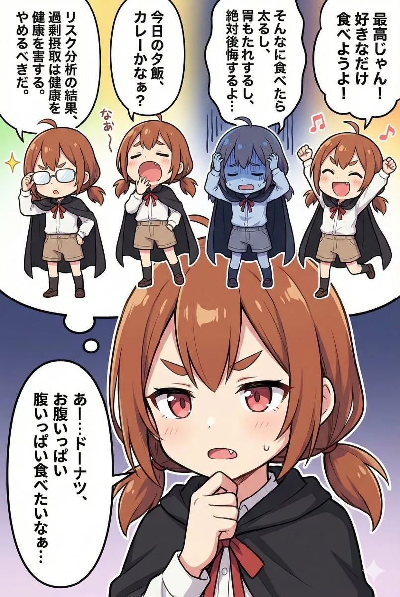Character Inner Monologue Comic Prompt (Japanese) - Nano Banana Pro AI Prompt for Comic / Storyboard reference